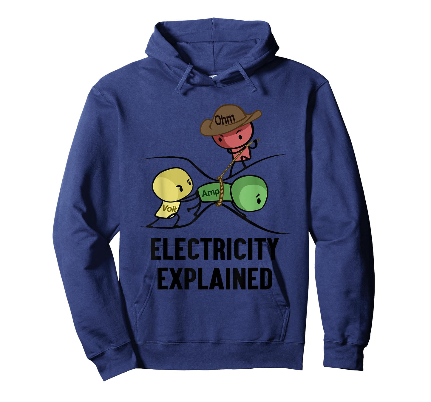 Electricity Explained Physics Nerd Gift I Teacher School T-Shirt