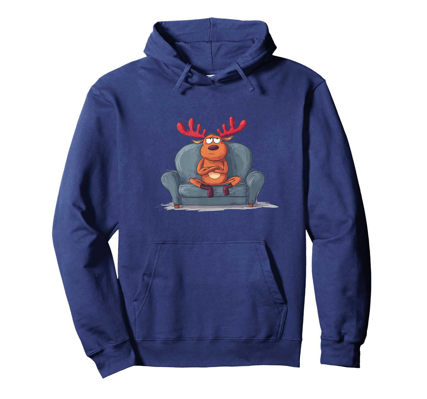 Grumpy Reindeer on Couch Costume T-Shirt