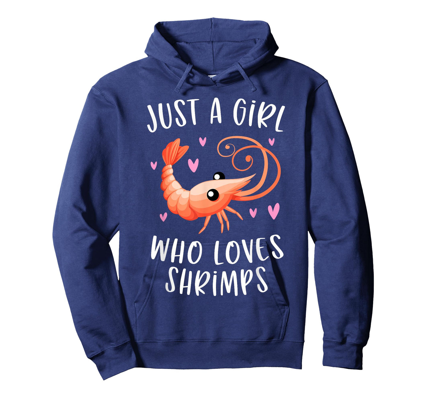Just A Girl Who Loves Shrimps Cute Shrimp Lover T-Shirt
