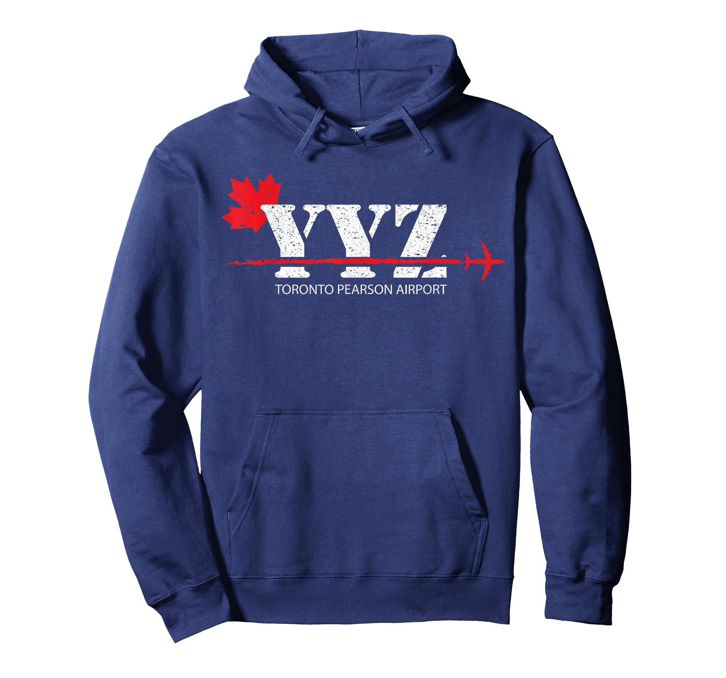 Retro Vintage Toronto YYZ Maple Leaf Airport Code T-Shirt