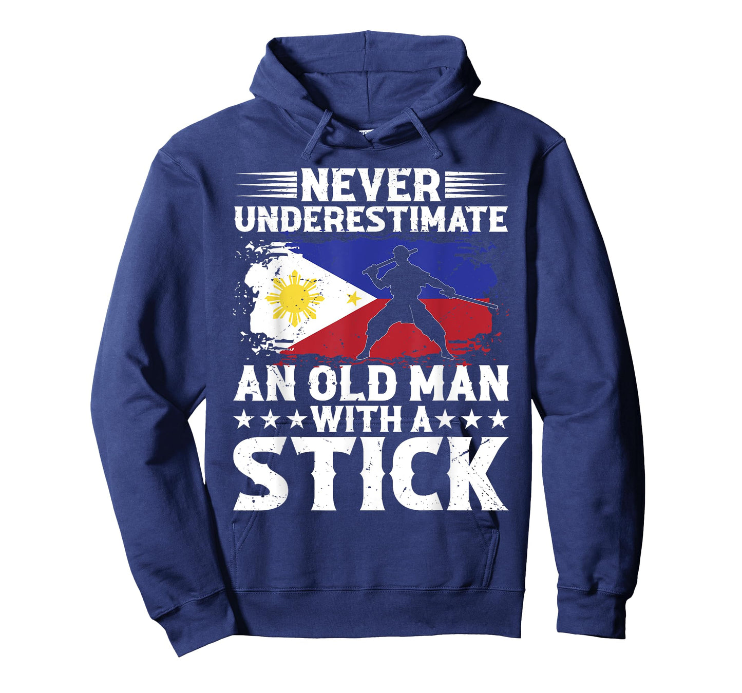 Never Underestimate an Old Man With a Stick - Arnis T-Shirt