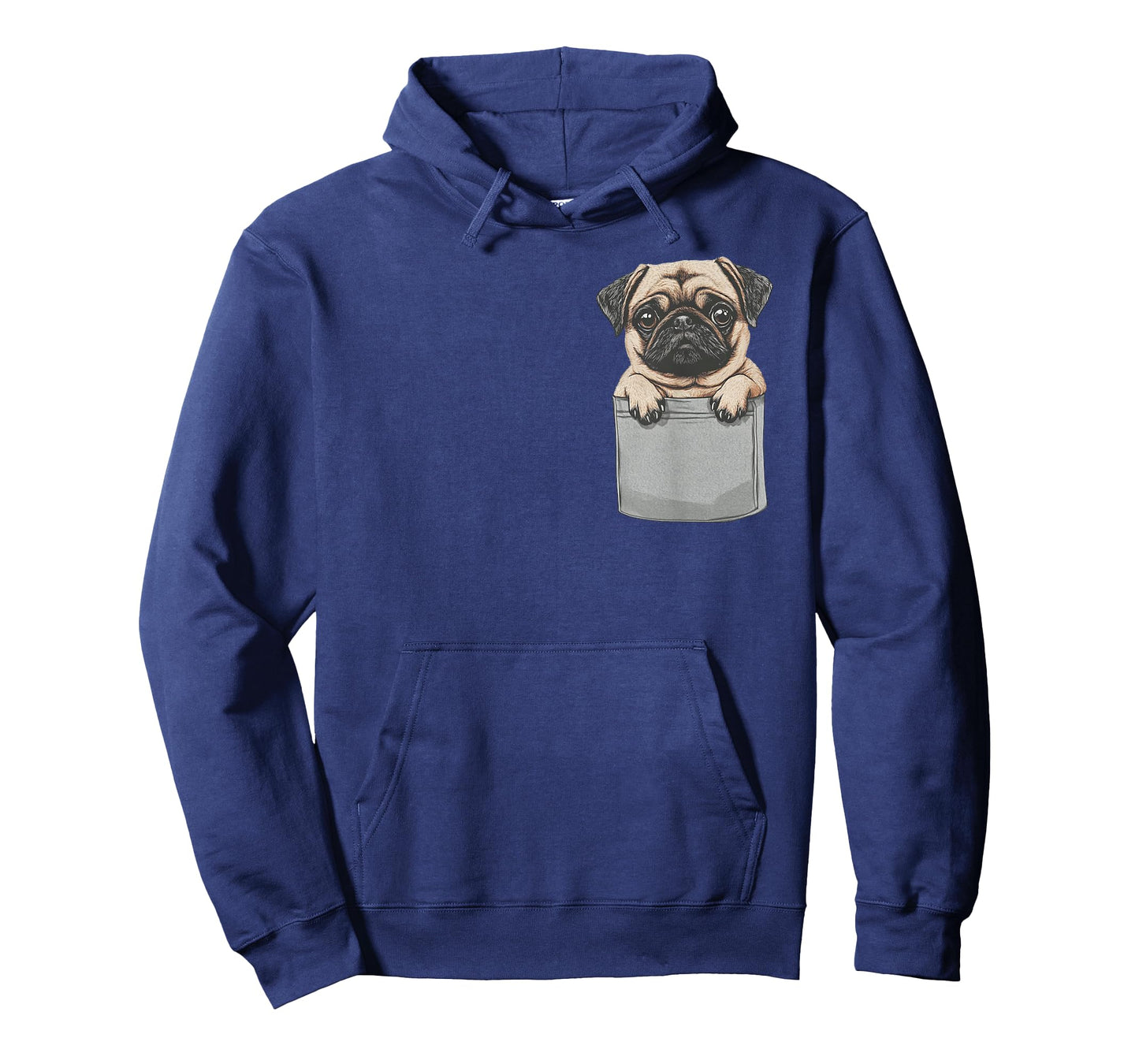 Pug Dog In A Pocket Funny Pug dog T-Shirt