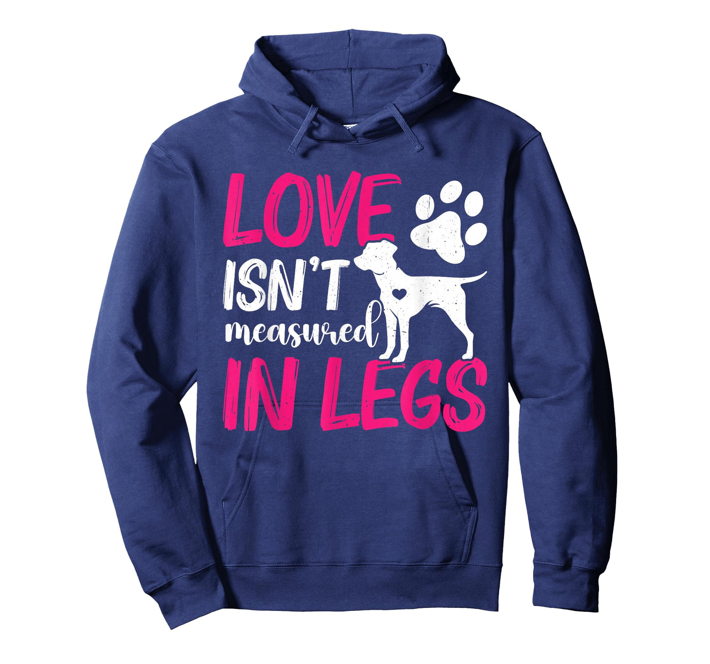 Love Isnt Measured in Legs Right Back Leg Amputee, Tripaw T-Shirt