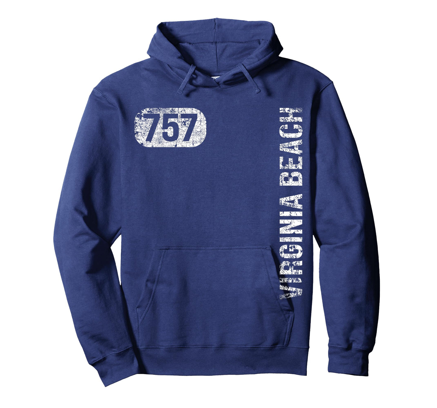 Virginia Beach Virginia 757 Area Code Vintage Retro T-Shirt
