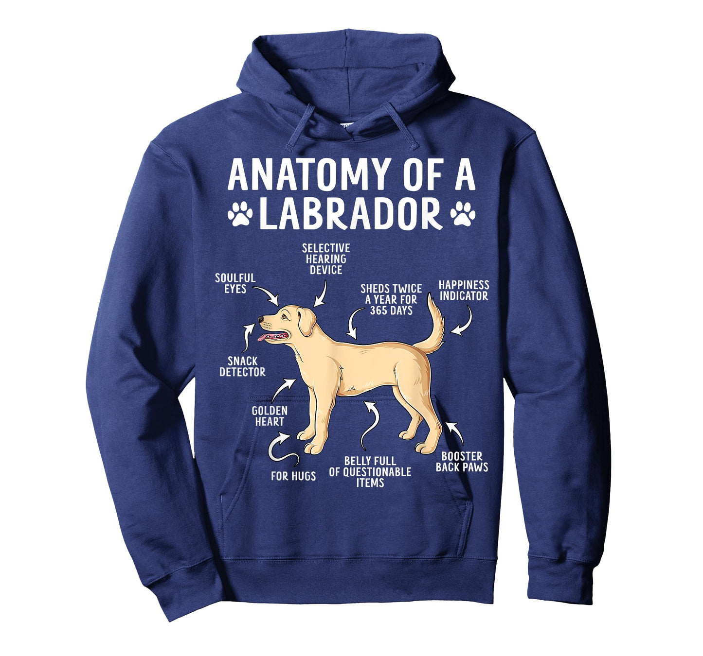 Anatomy of A Labrador Retriever Funny Lab Dog Lover T-Shirt