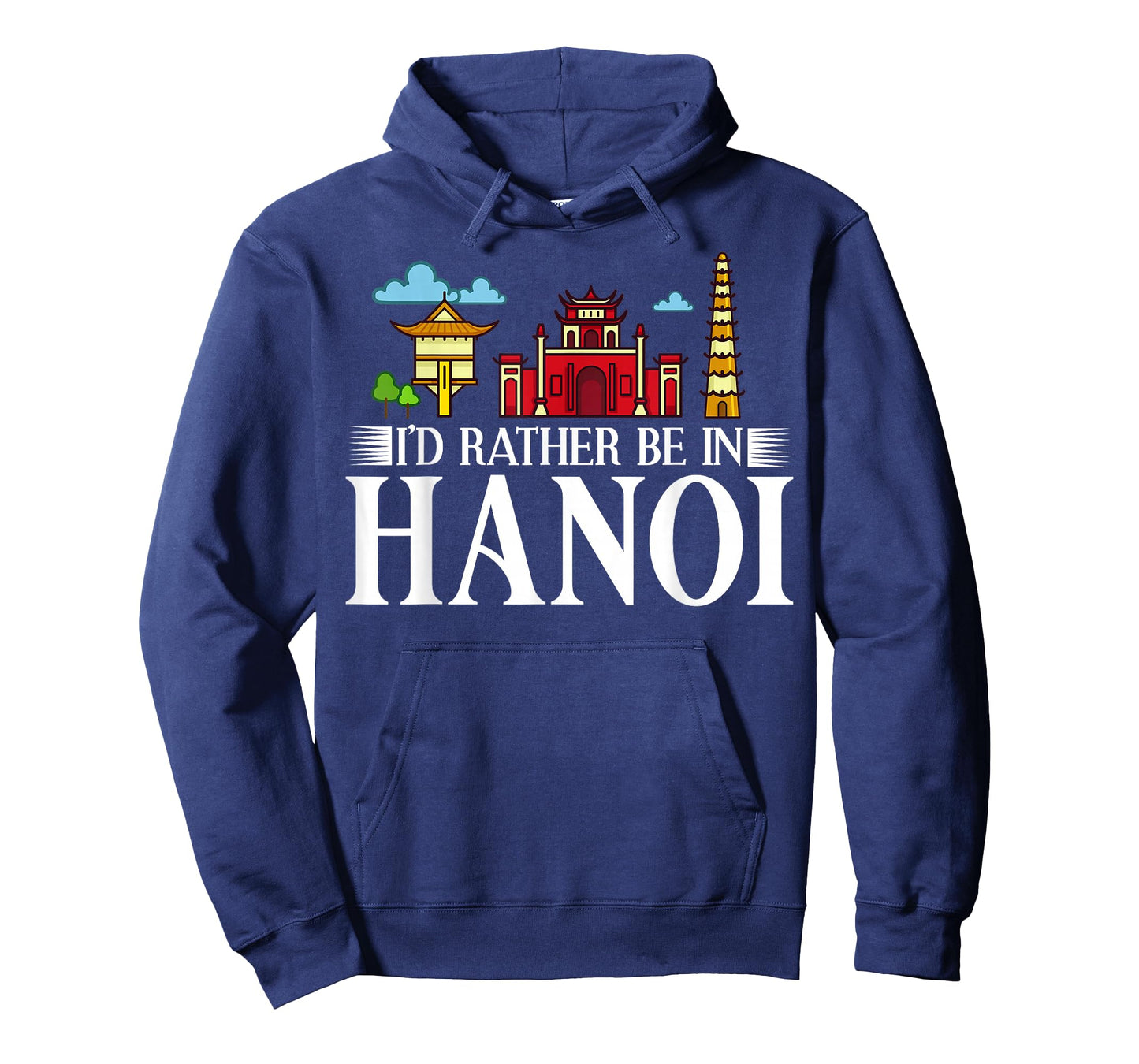 Hanoi Vietnam City Skyline Map Travel T-Shirt