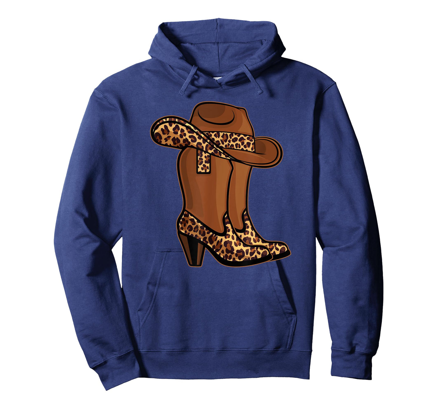 Cowgirl Boots and Hat leopard print T-Shirt