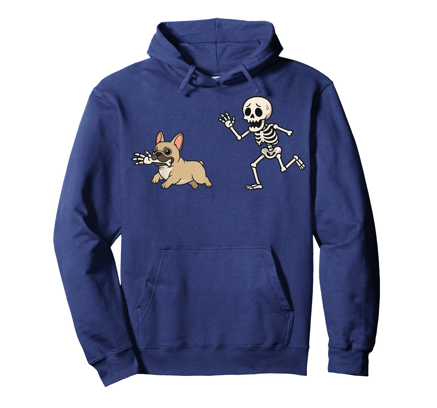 French Bulldog Skeleton Hand Halloween T-Shirt