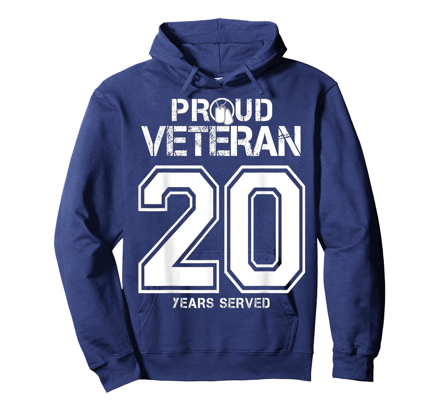 20 Years Served Army or Army National Guard Military Veteran T-Shirt