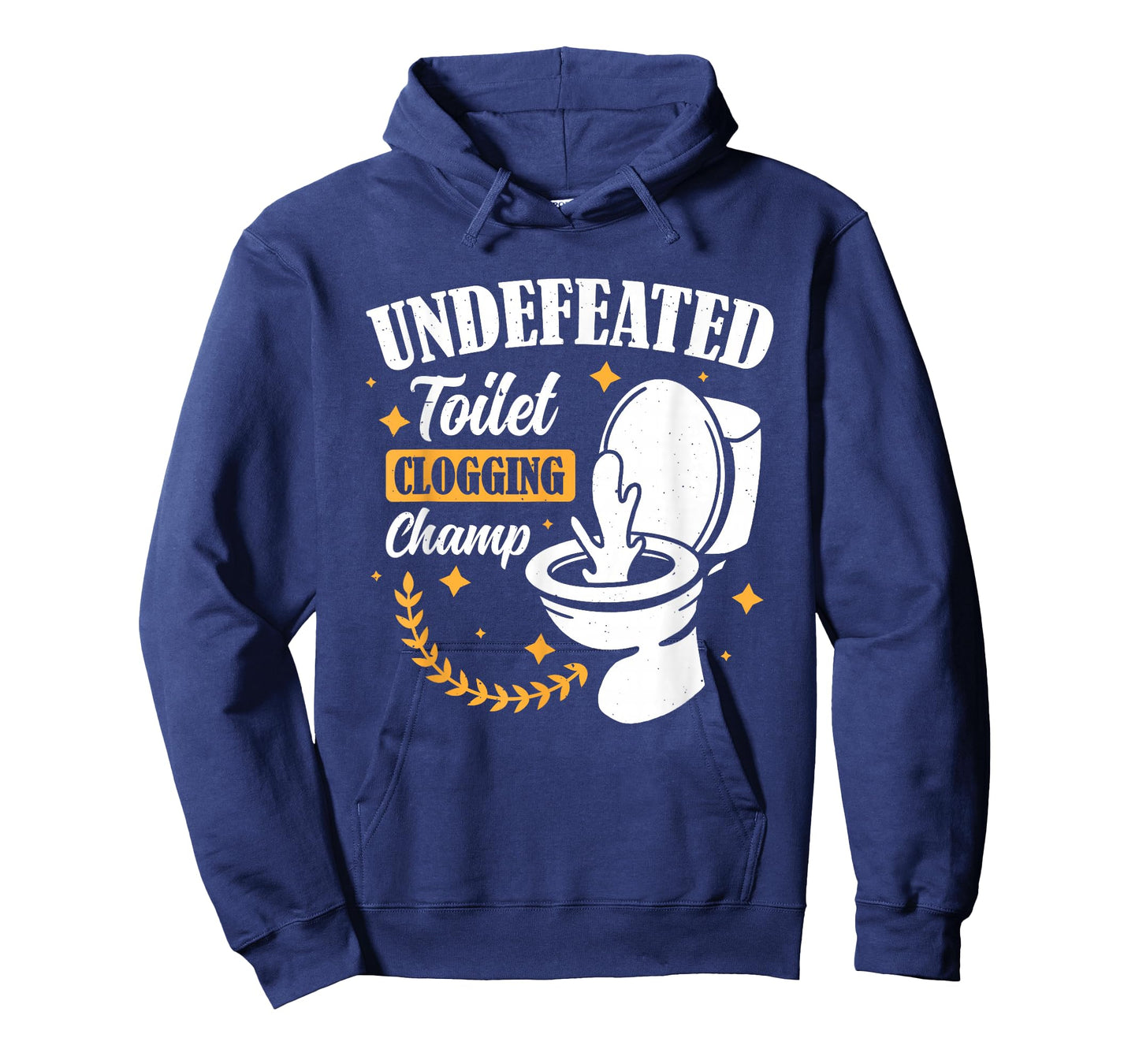 Clogged Toilet Funny Embarrassing Bathroom Unisex Adults T-Shirt Black Small Crew Neck Short Sleeve T-Shirt