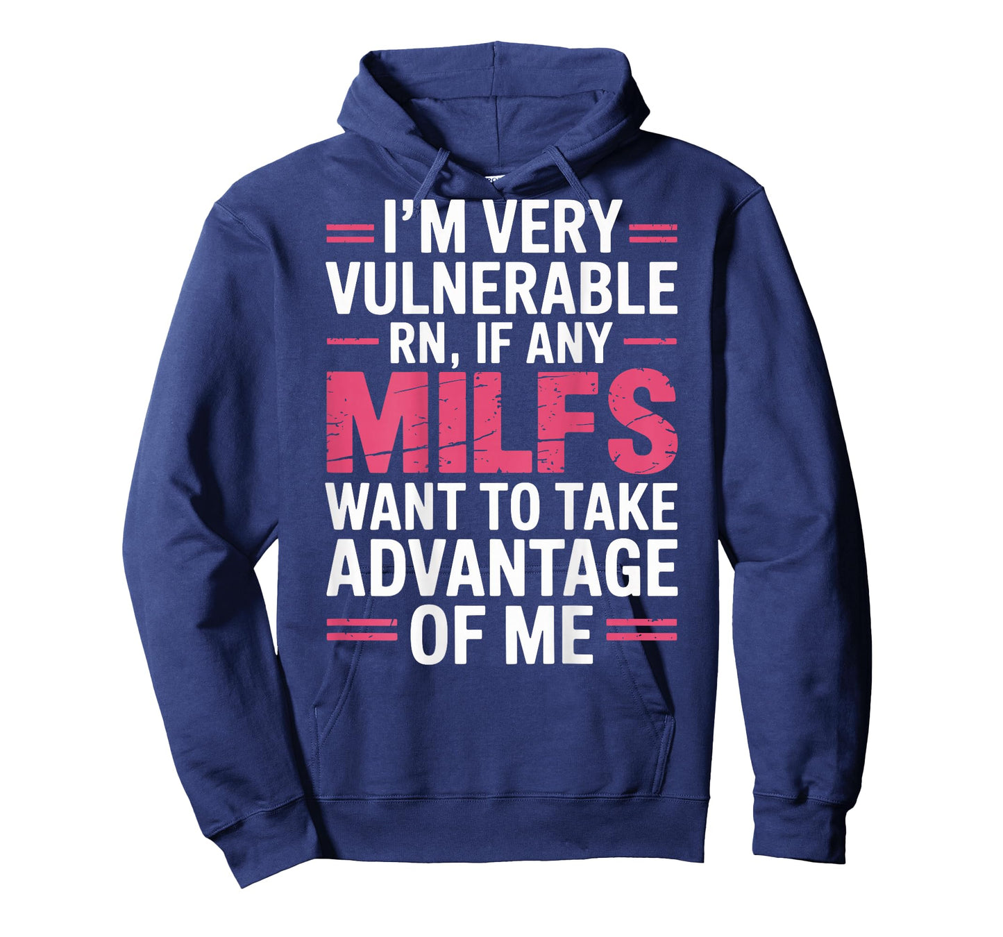 I'm Very Vulnerable RN Back Print Milfs T-Shirt