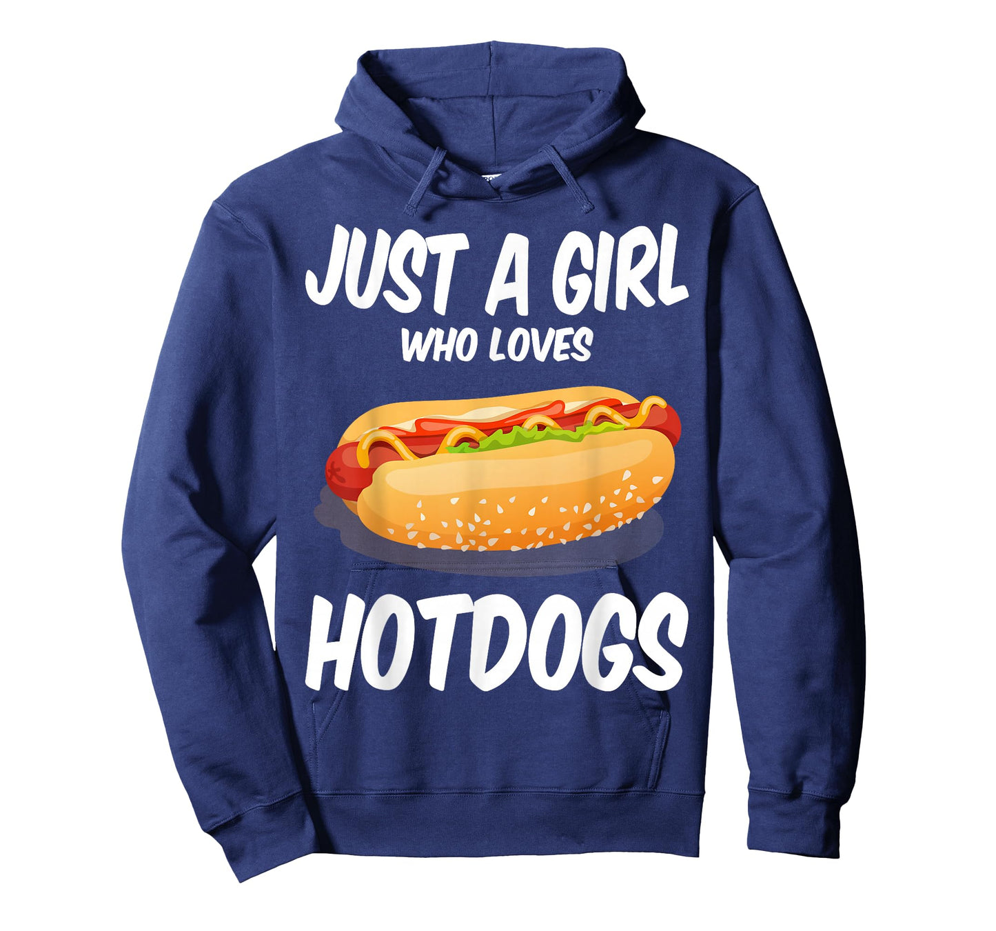 Just a Girl Who Loves Hotdogs Cuts Hot Dog Birthday Girls T-Shirt