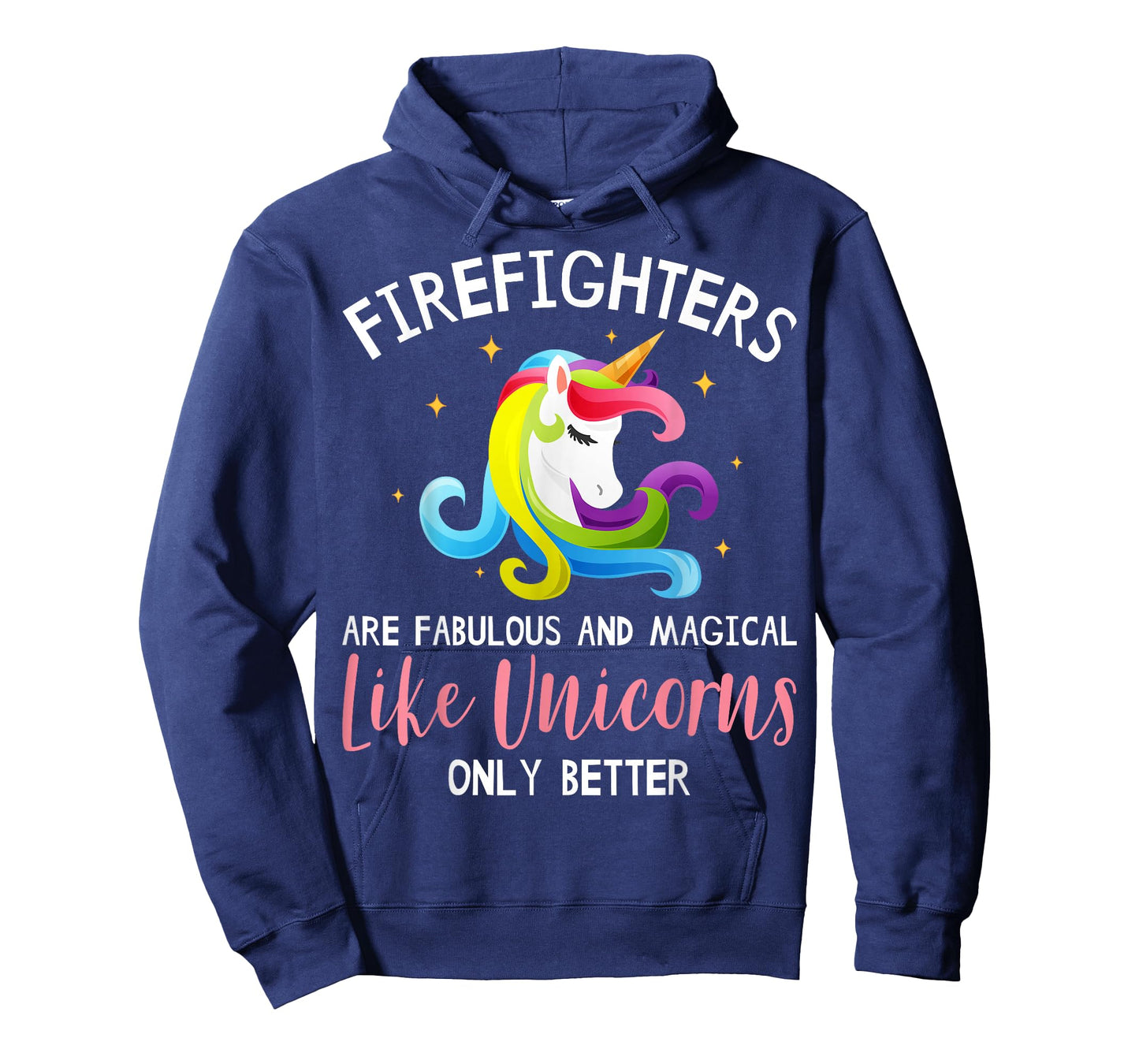Firefighter Unicorn Apparel - Funny Cute Firefighters Design T-Shirt