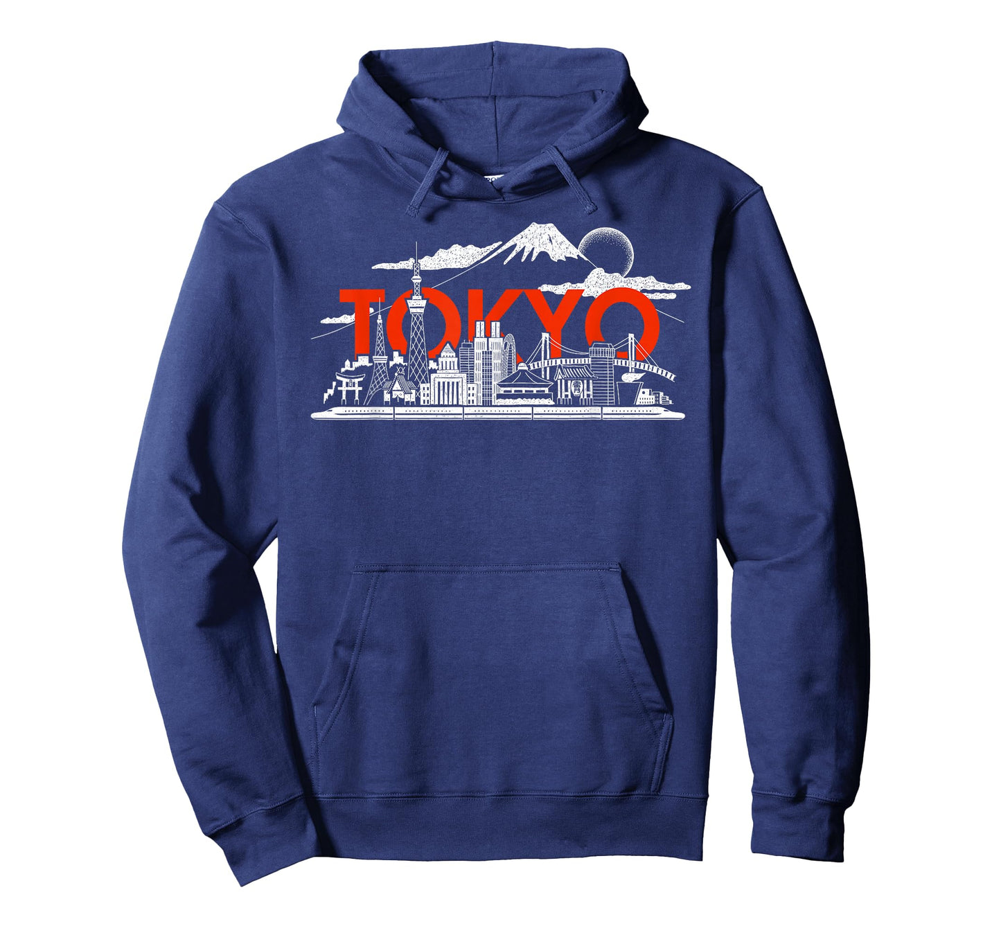 Tokyo Skyline Japan Art Mt.Fuji Skytree Shinkansen Landmarks T-Shirt