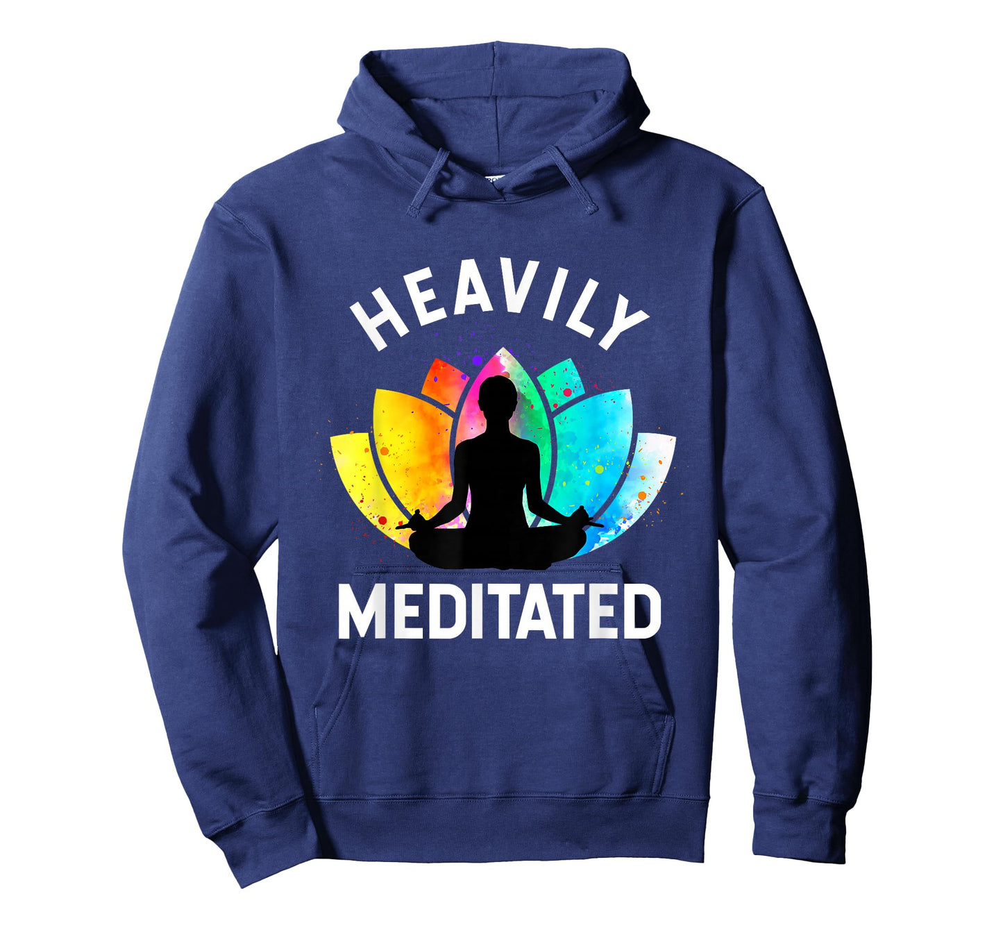 Heavily Meditated - Funny Meditation & Yoga Gift T-Shirt Small