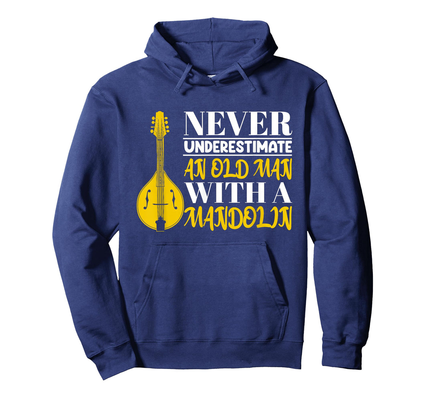 Funny Never Underestimate An Old Man With A Mandolin T-Shirt