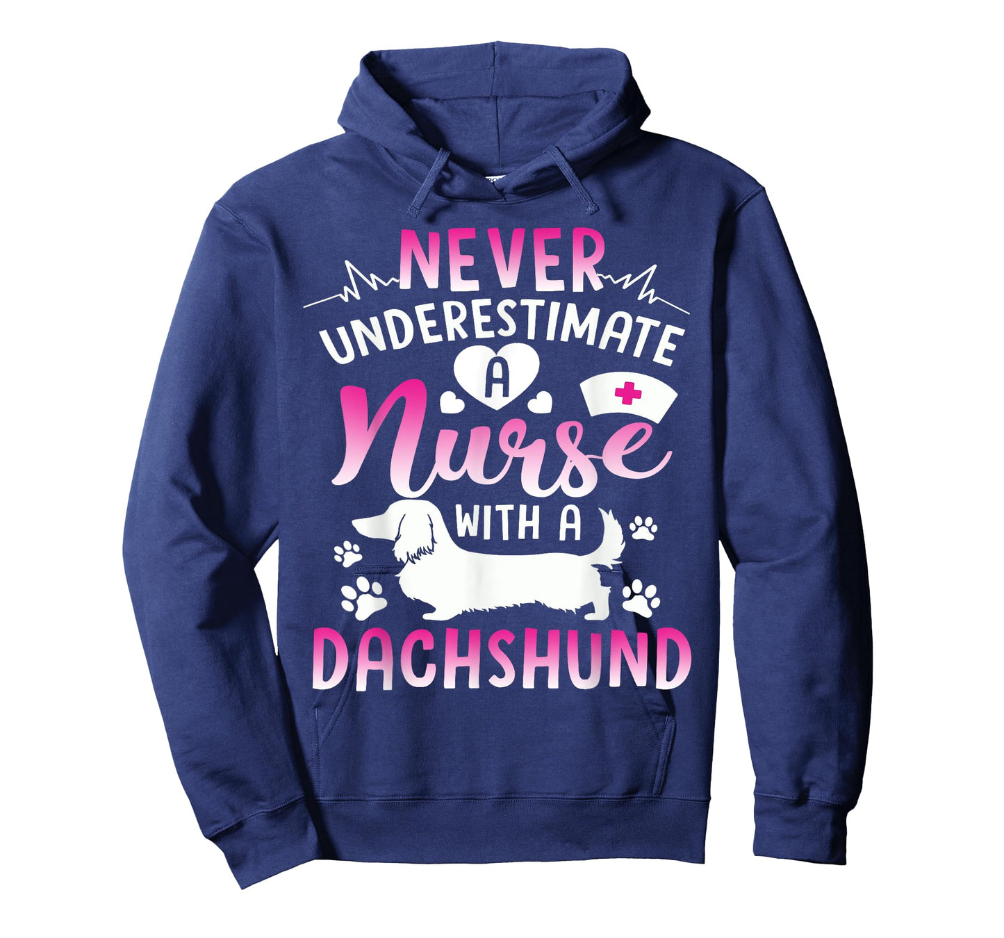 Nurse With A Dachshund Shirt Cute Dachshund Lover RN Gift T-Shirt