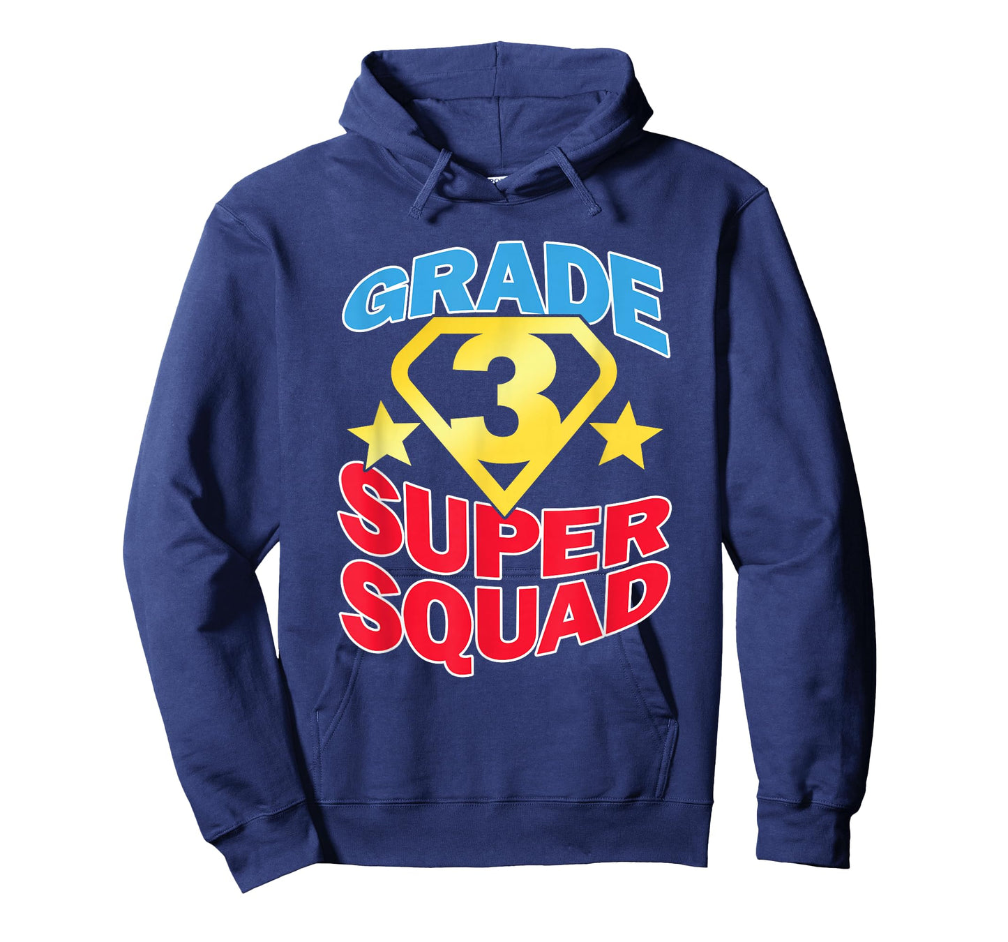 Grade 3 Super Squad Superhero Teacher Team Men Women Girls Kids T-Shirt