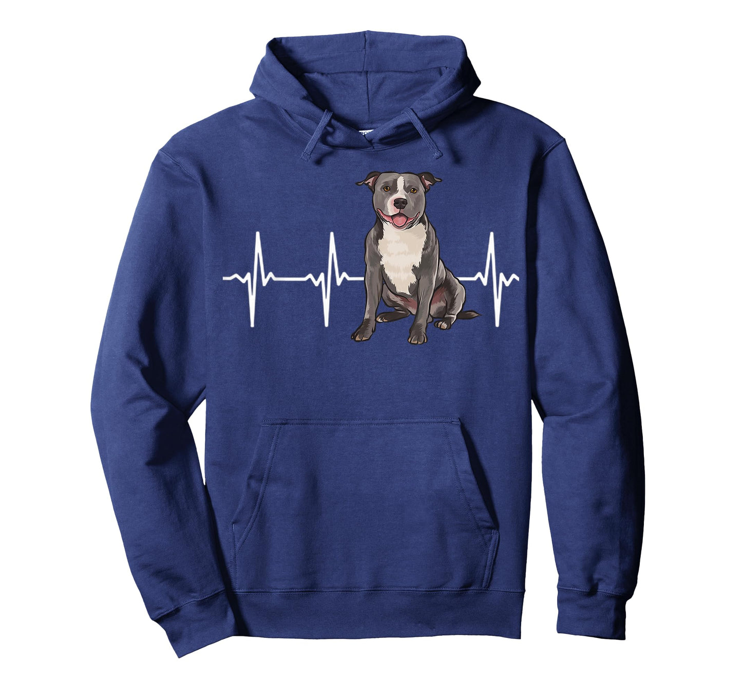 Staffordshire Bull Terrier Heartbeat Dog Lover T-Shirt