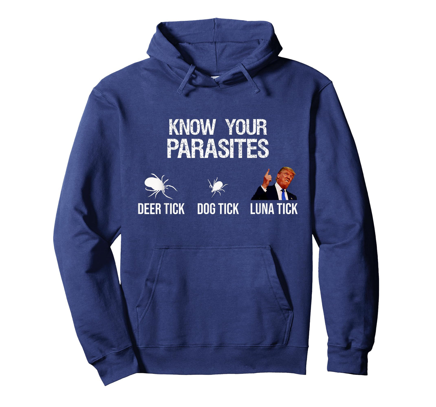 "KNOW YOUR PARASITES - Deer Tick, Dog Tick, Luna Tick" Funny T-Shirt