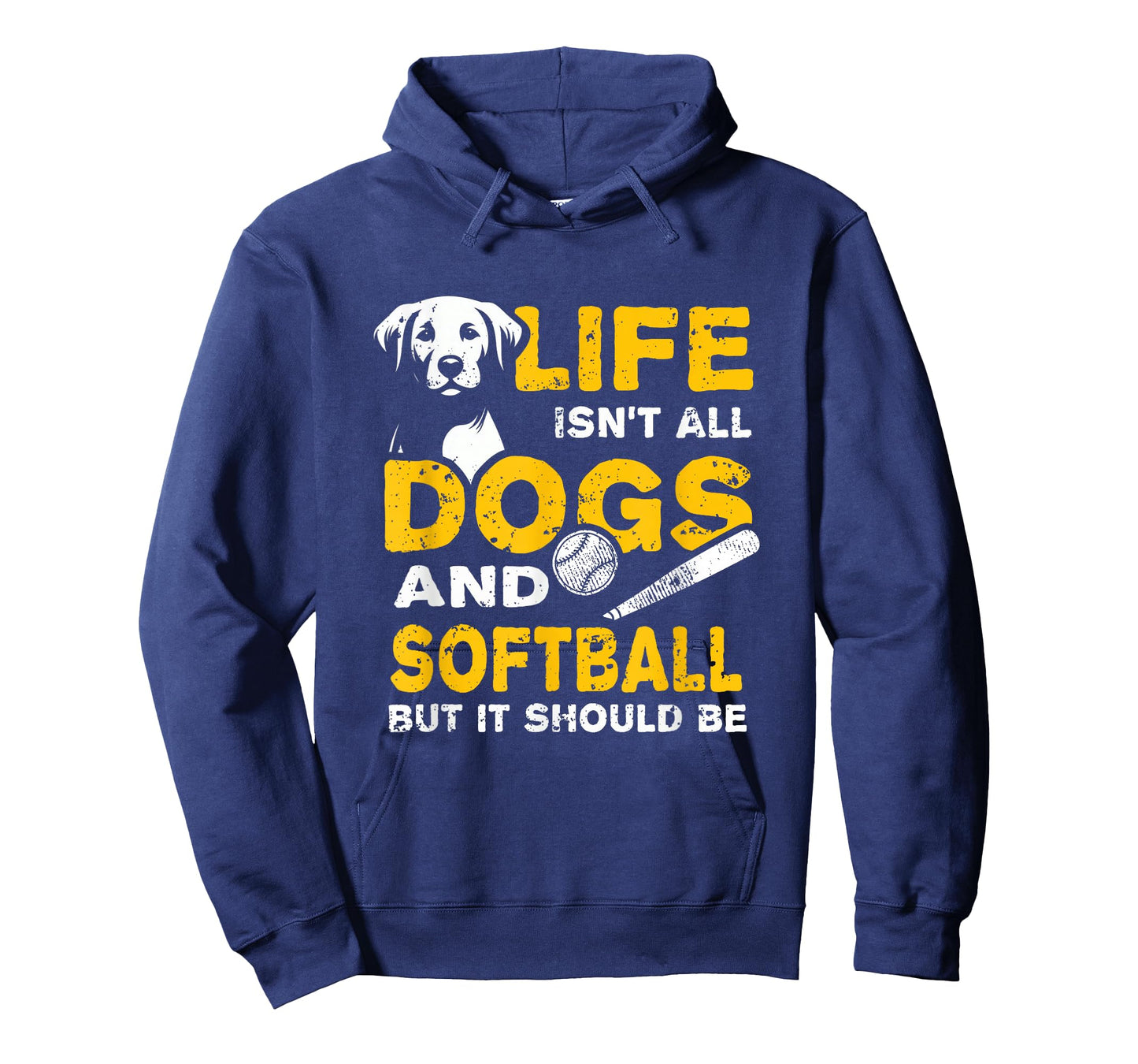 Funny Life Isn't All Dogs And Softball T-Shirt