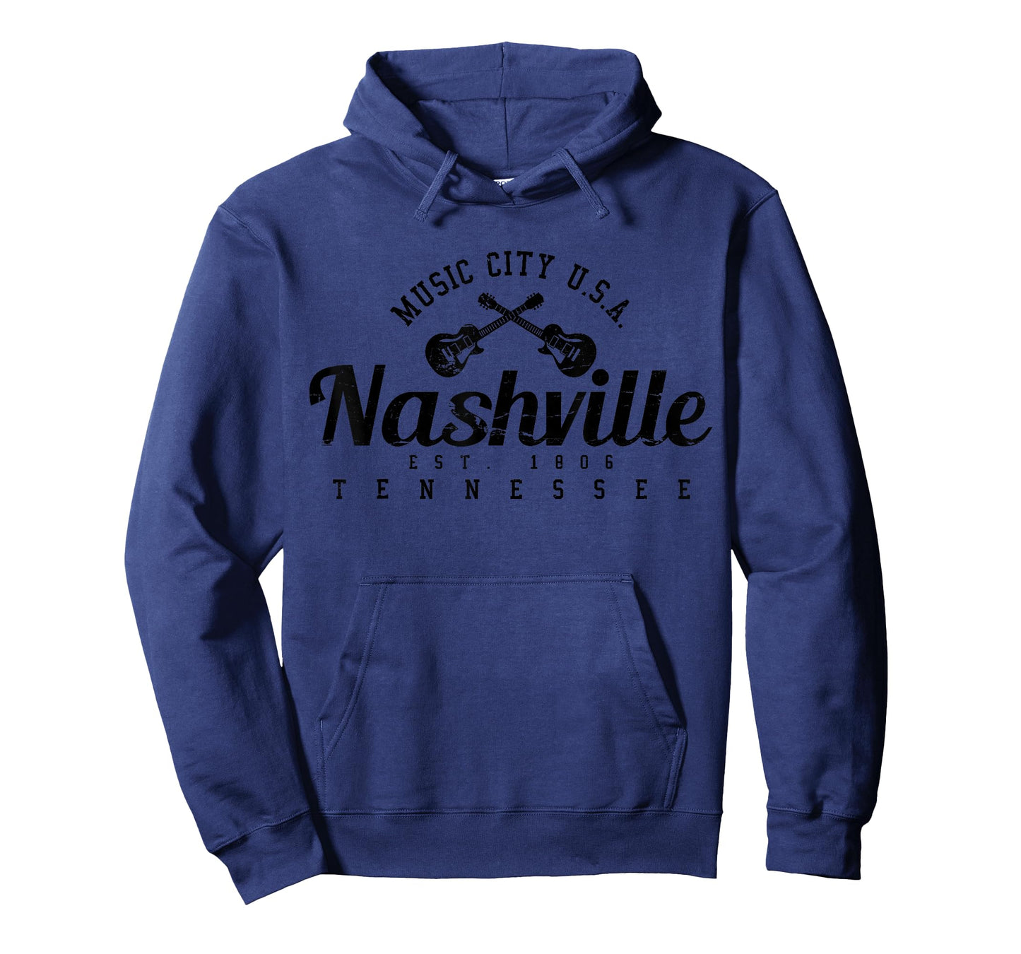 Nashville Tennessee Country Music City Guitar T-Shirt