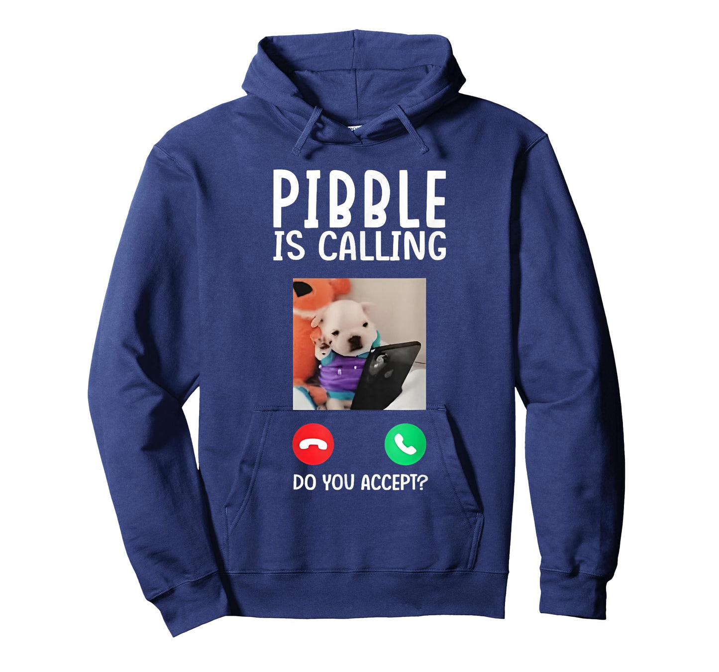 Cute Pibble is Calling Funny Meme for Meme Fans Dog Lovers T-Shirt