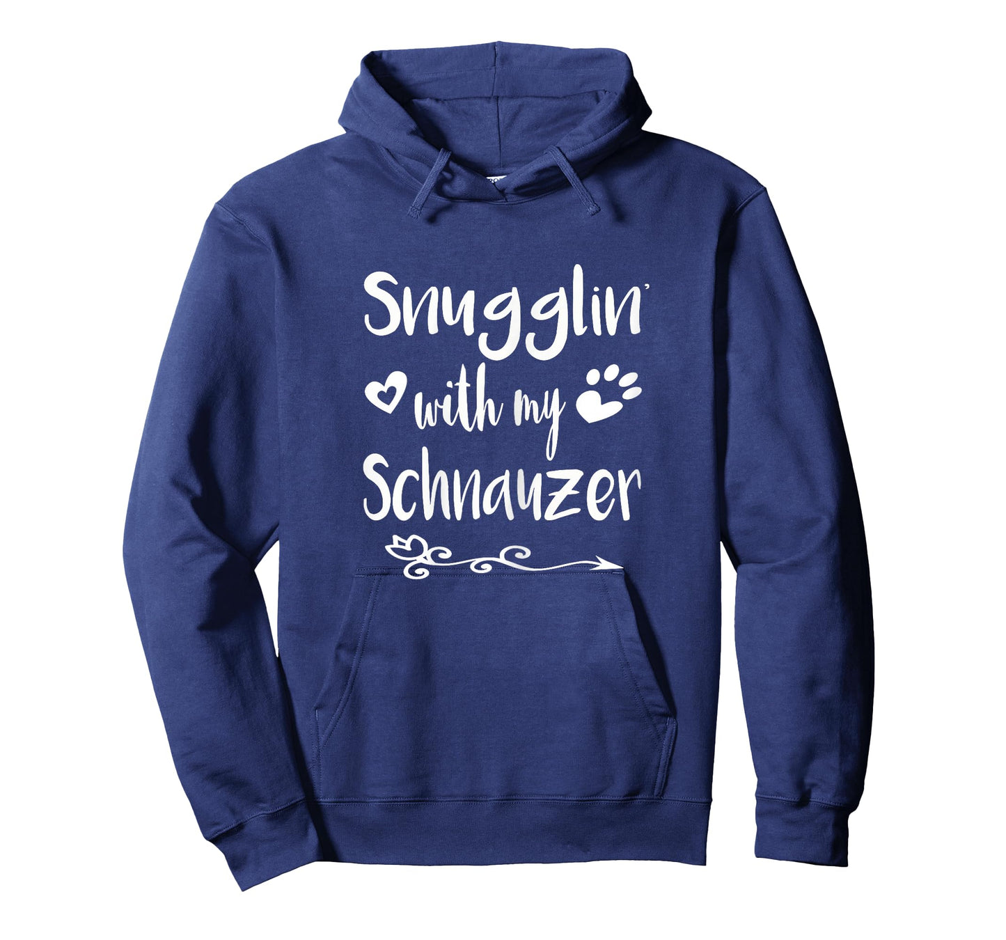 Snuggling with my Schnauzer Pajamas - Dog Mom Shirt women T-Shirt