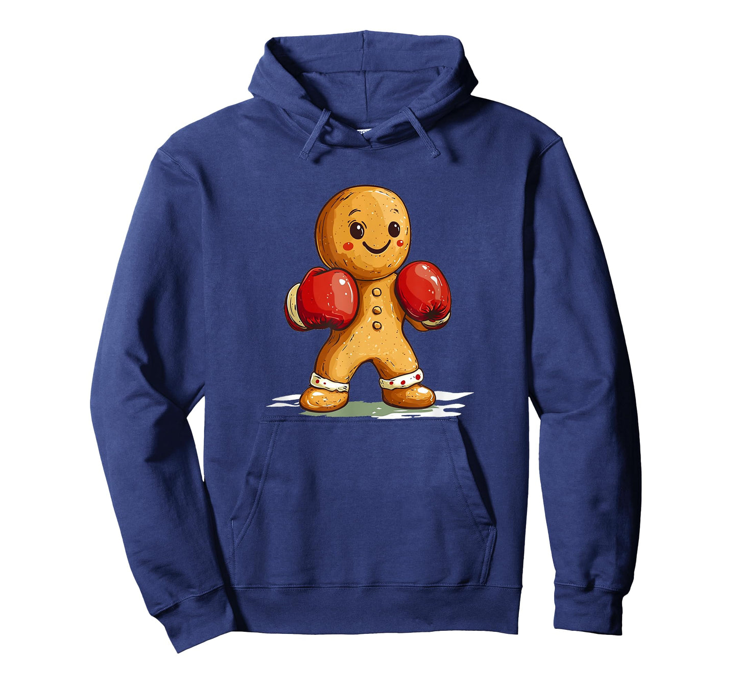 Knockout Style with This Gingerbread Man in Boxing Gloves T-Shirt