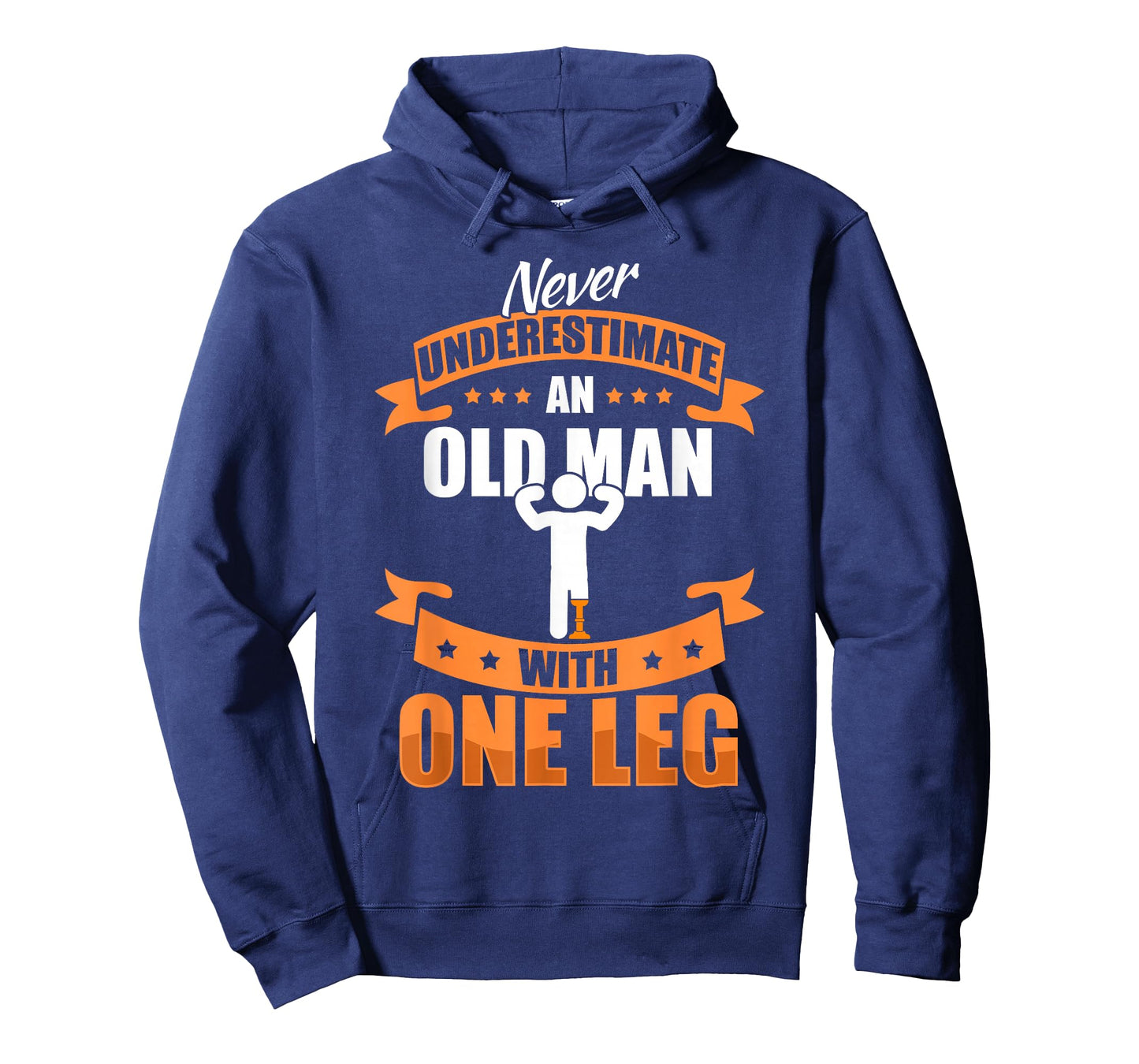 Leg Prosthesis Old Man & Leg Amputation Prosthesis T-Shirt