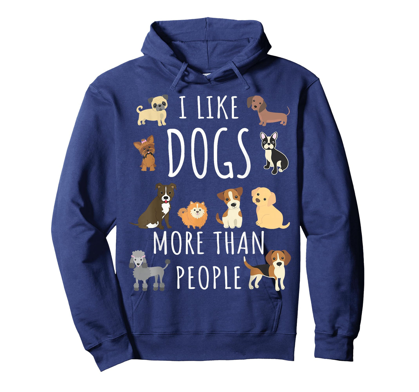 Just a girl who loves Apparel I like dogs more than people Unisex-Adults, Girls Black Short Sleeve T-Shirt