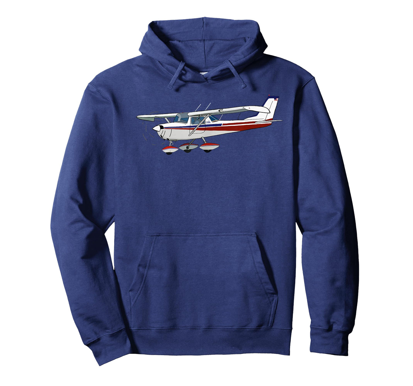 C-172 Skyhawk Airplane Illustration Aviation Pilot Art Tee T-Shirt