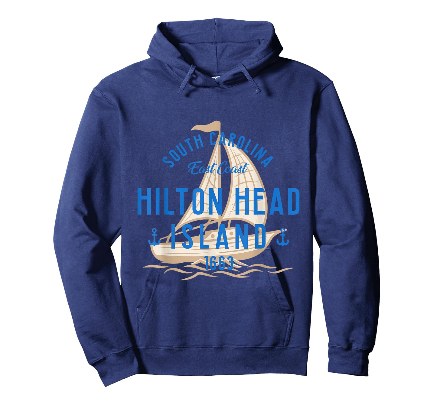 Vintage Sailboat Hilton Head South Carolina Marine Retro T-Shirt