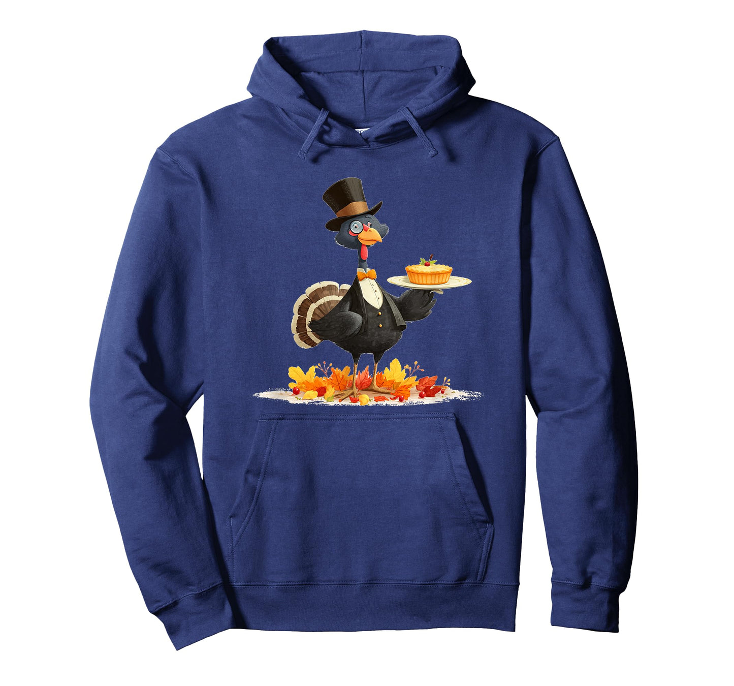 Gentleman Turkey Look with Thanksgiving Pie Costume T-Shirt