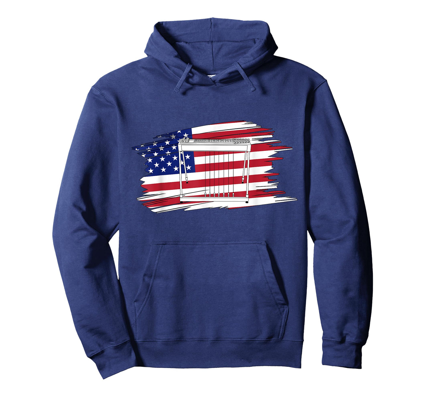 Pedal Steel Guitarist American Flag Pedal Steel Guitar T-Shirt