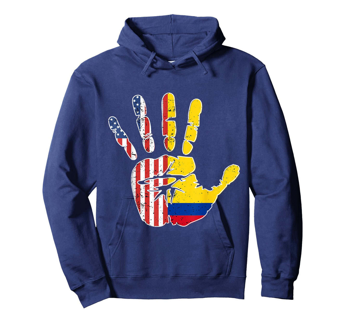 US Colombia Handprint Flag Proud Colombian American Heritage T-Shirt
