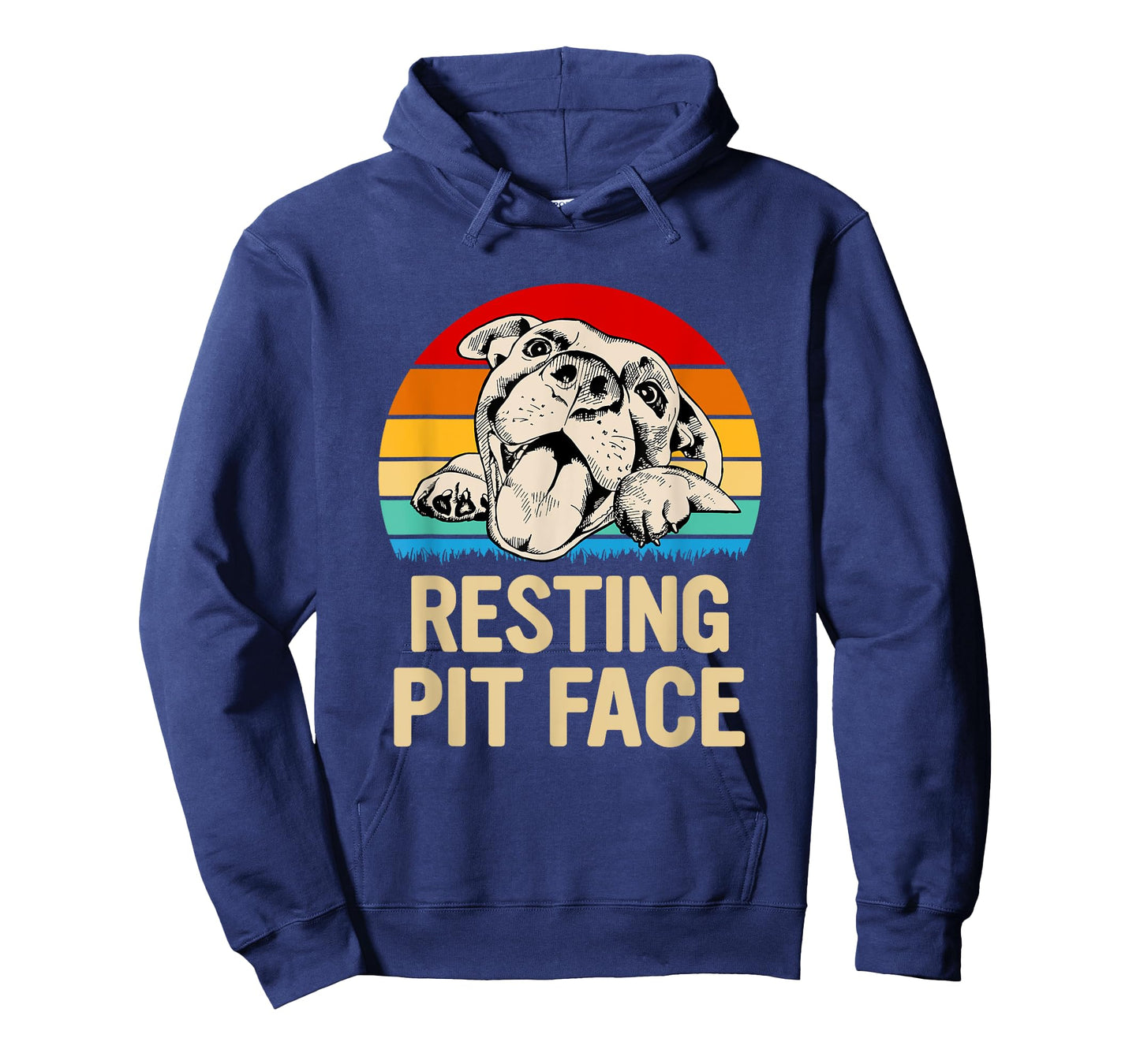 Resting Pit Face Gift for Pitbull Lovers and Pittie Owners T-Shirt