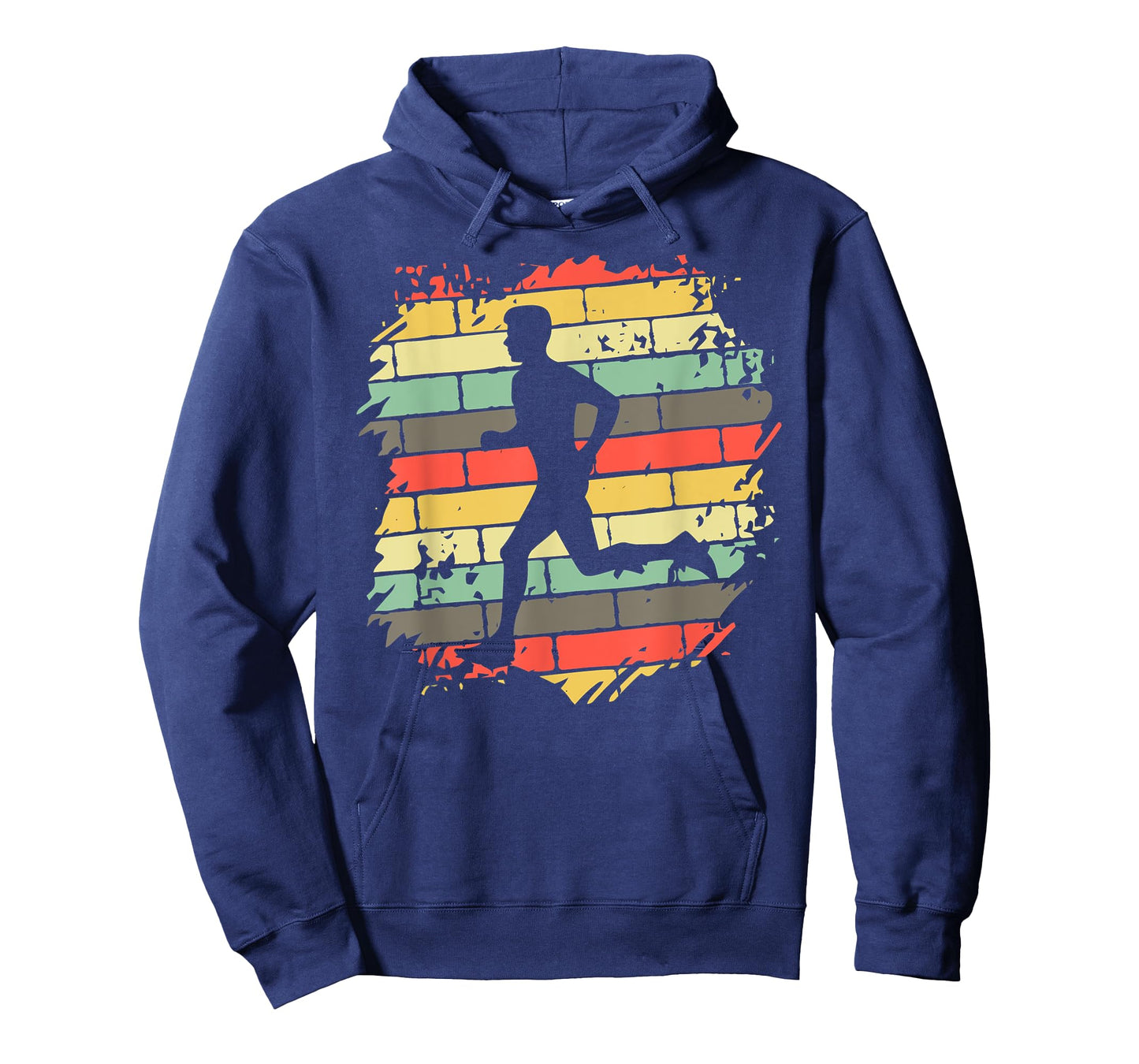 Vintage Runner Silhouette Shirt Urban Running Retro Graphic T-Shirt