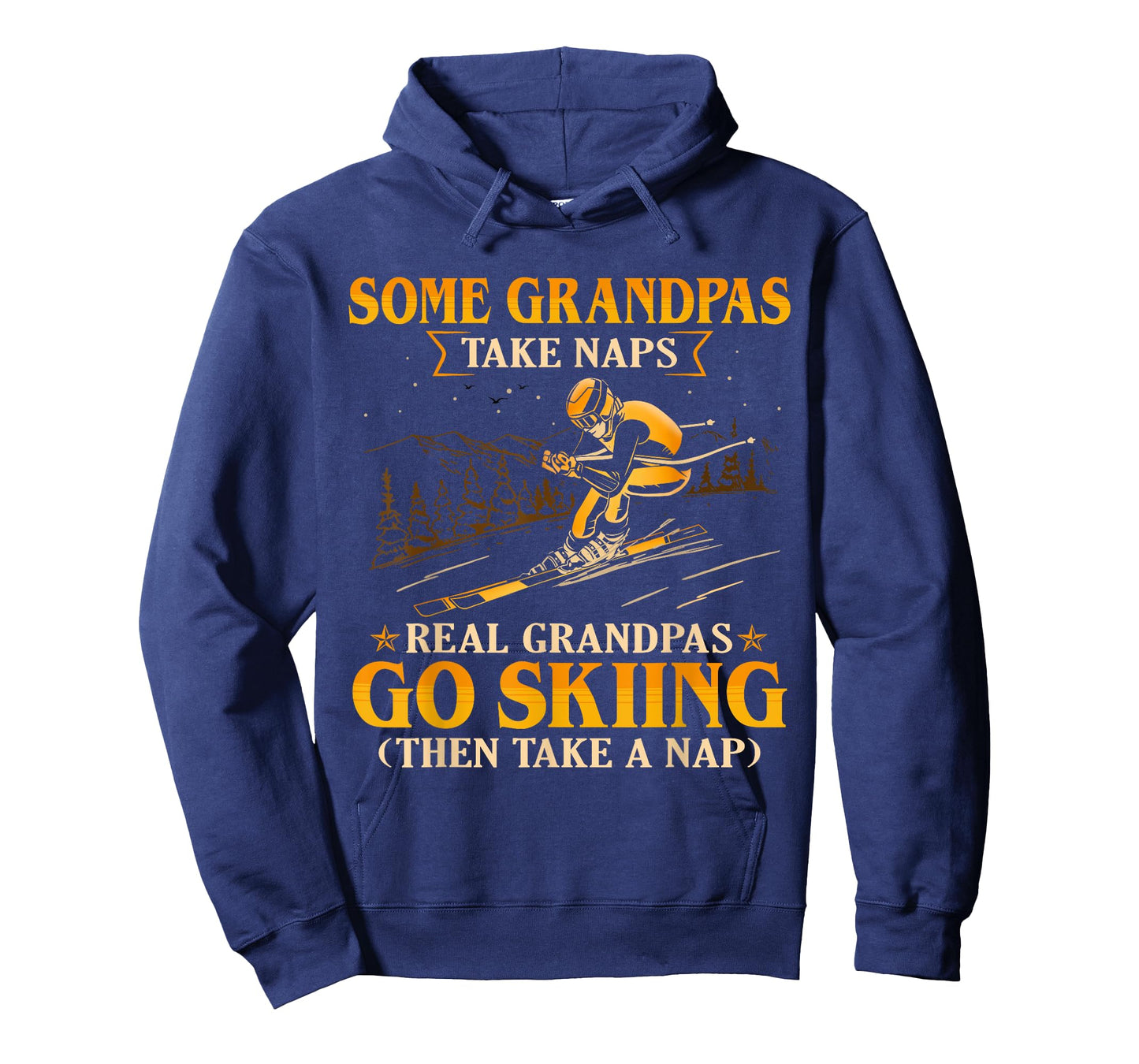 Some Grandpas Take Naps Real Grandpas Go Skiing T-Shirt