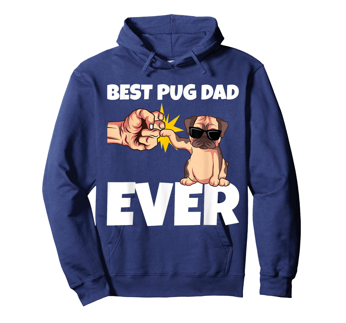 Best Pug Dad Ever Funny Pug Dog Gift T-Shirt