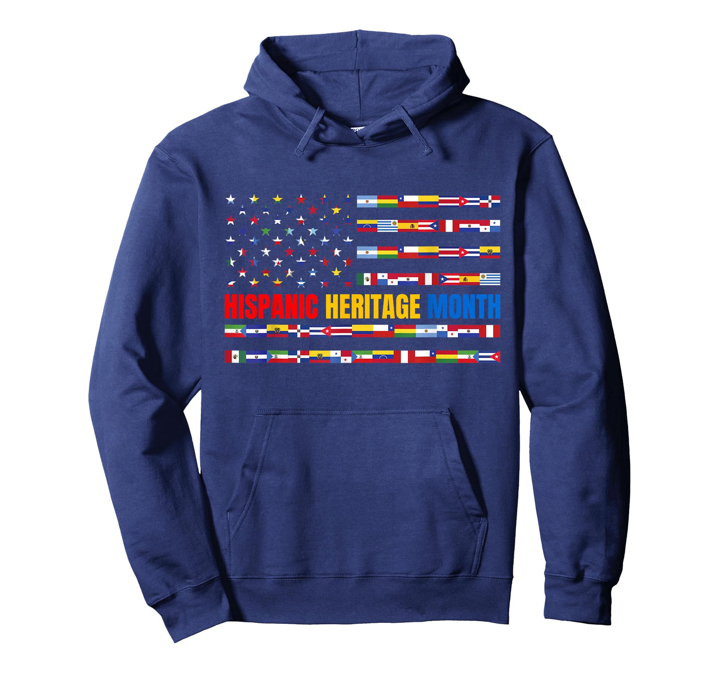 Hispanic Heritage Month USA American Flag National Latino T-Shirt