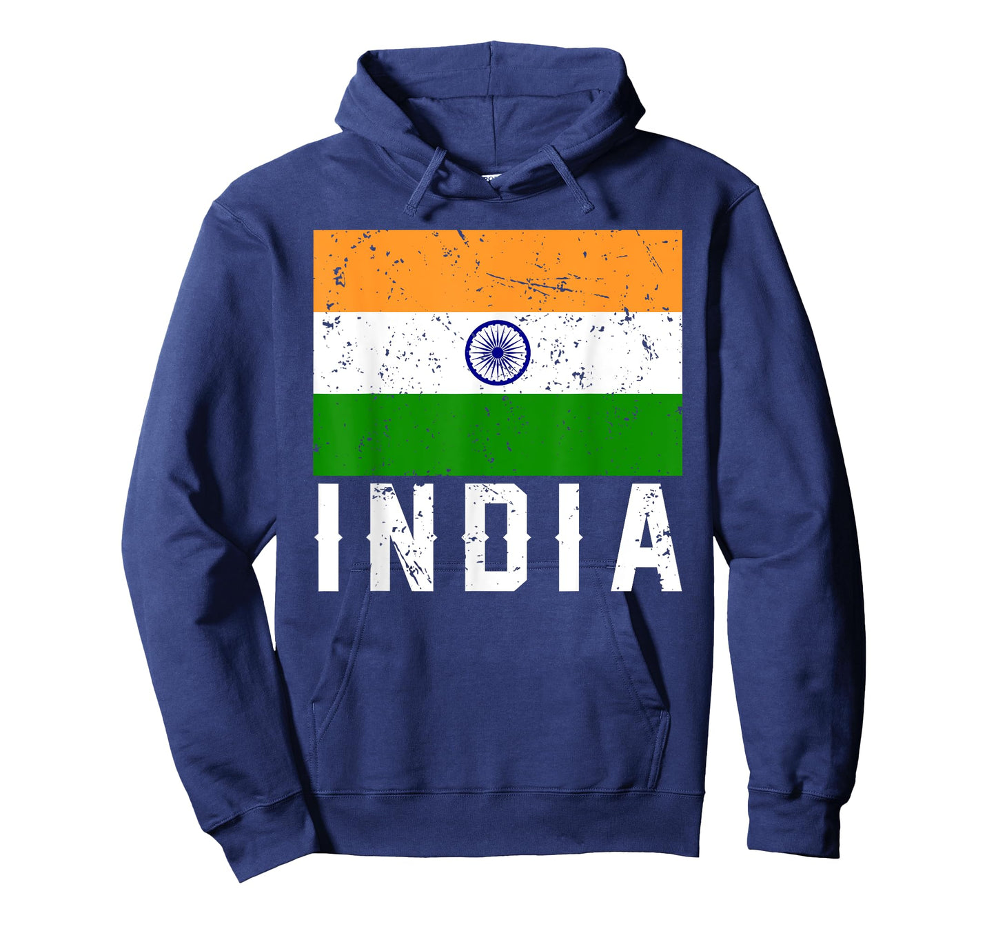 Retro Indian Flag Indian Proud Roots India Pride Patriotic T-Shirt