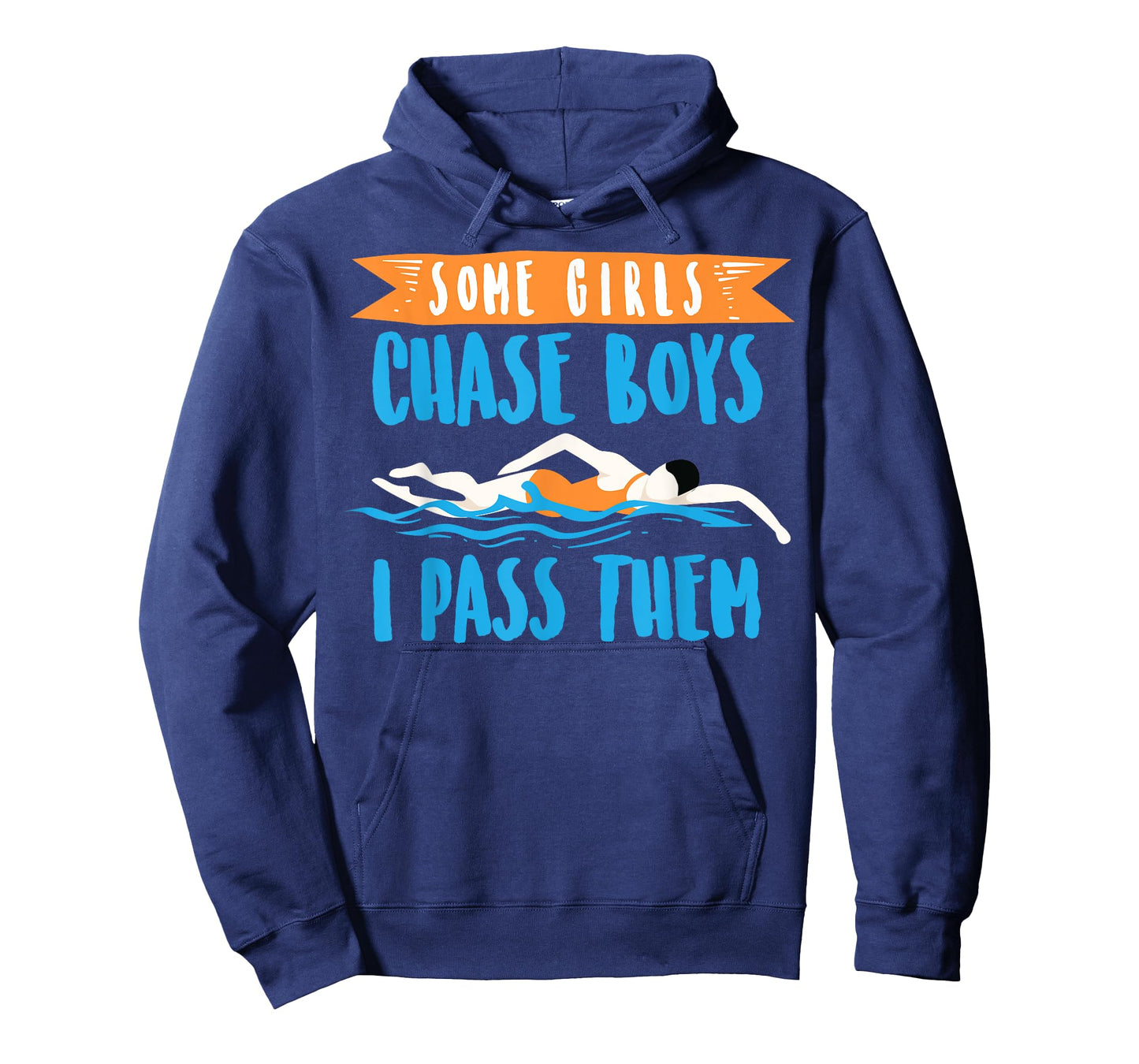 Cute Some Girls Chase Boys I Pass Them Swimming Shirt Gift T-Shirt