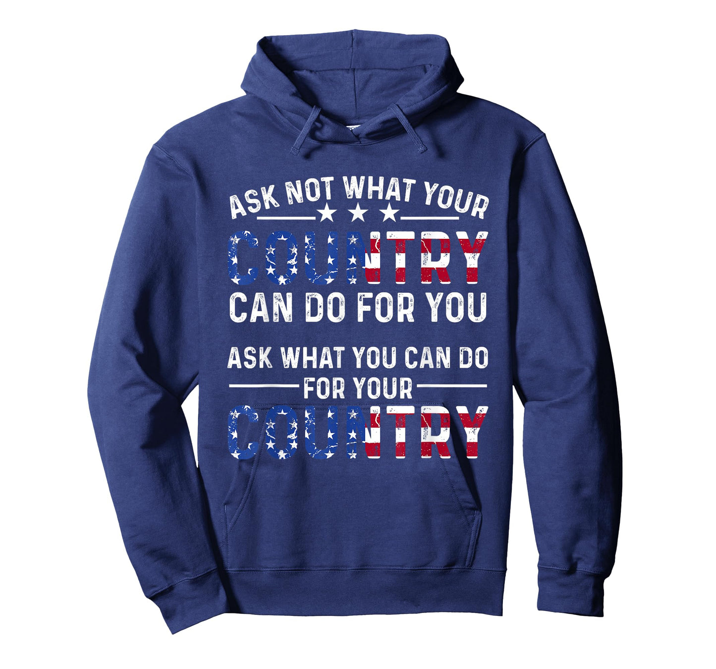 America Patriotic - Ask Not What Your Country Can Do For You Women Men T-Shirt