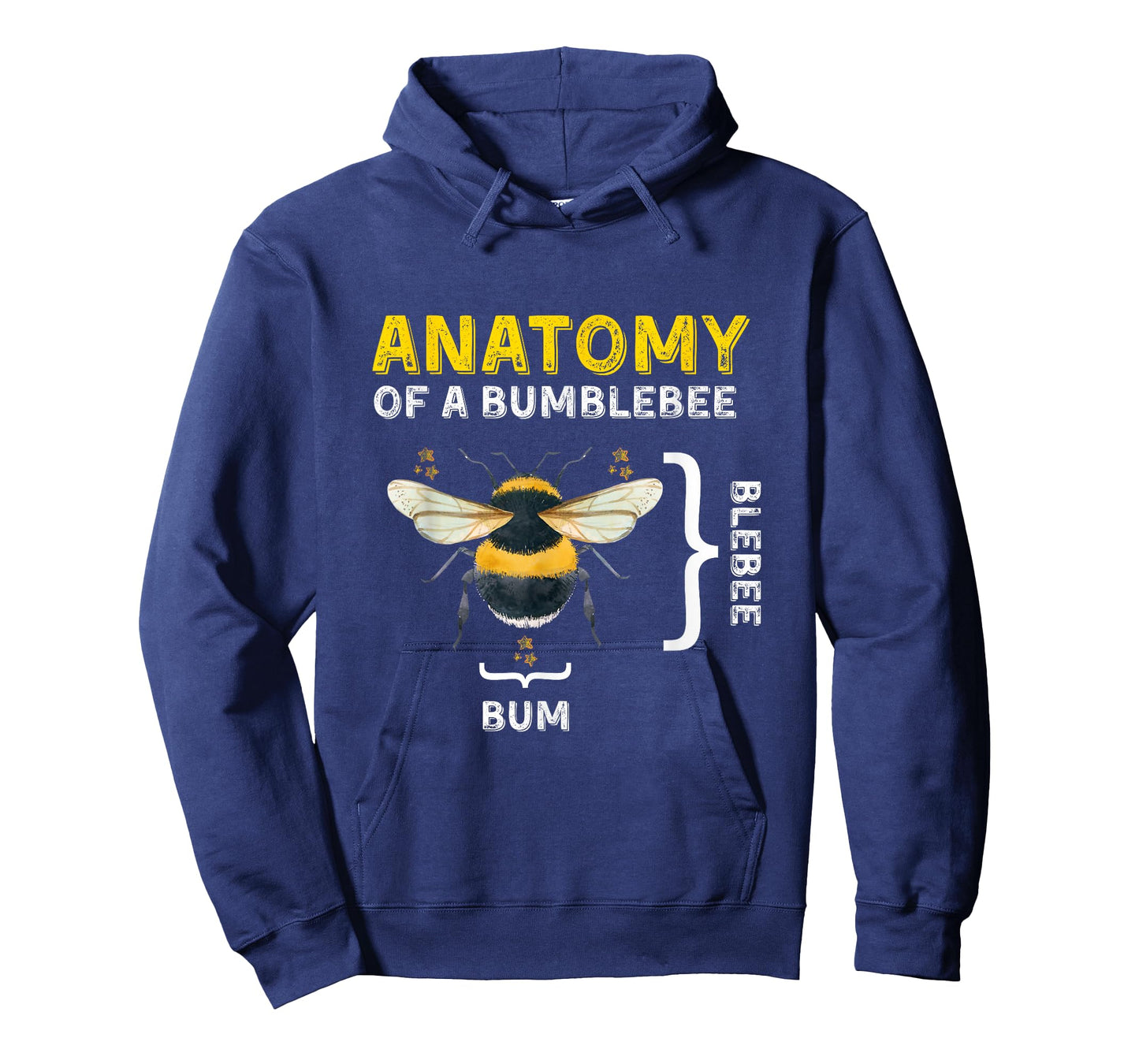 Anatomy of A Bumblebee Funny Sarcastic Humor Insect T-Shirt