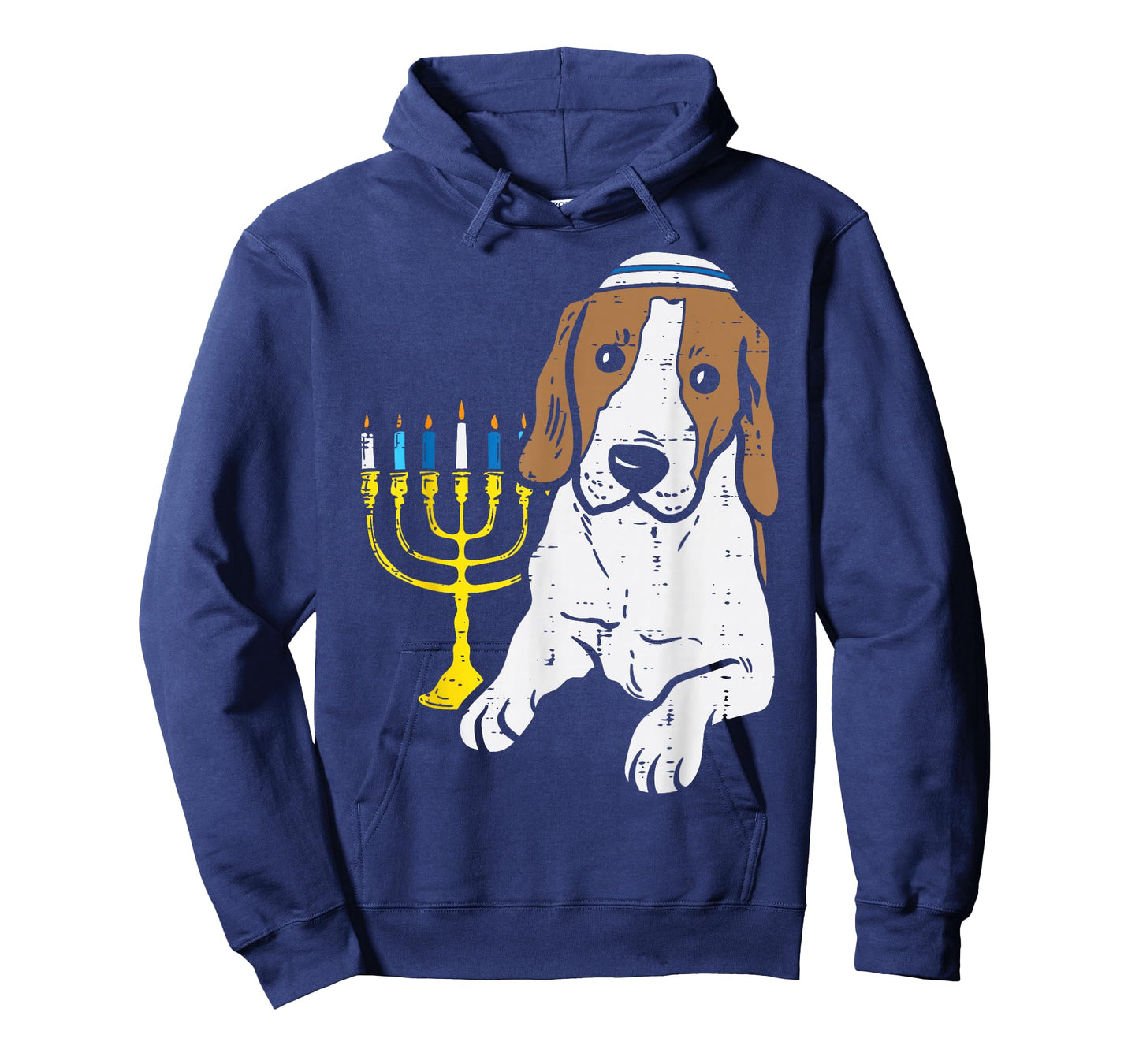 Jewish Beagle Dog Menorah Hanukkah Pajamas Chanukah PJs T-Shirt