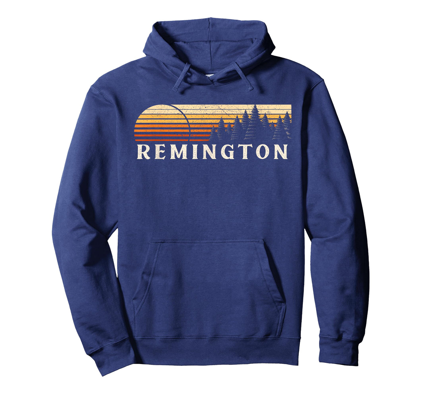 Remington, IN Vintage Evergreen Sunset Eighties Retro T-Shirt