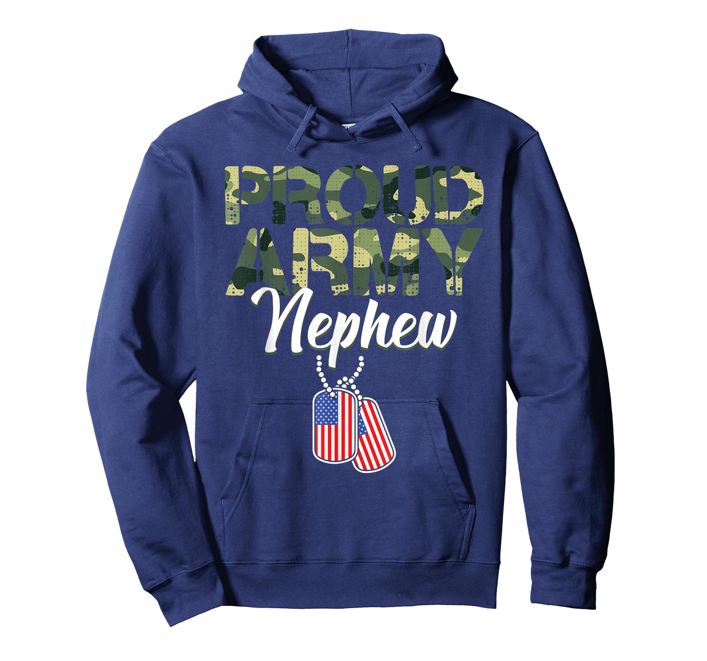 Funny Proud Army Nephew Military Camo Art For Kids Toddlers T-Shirt