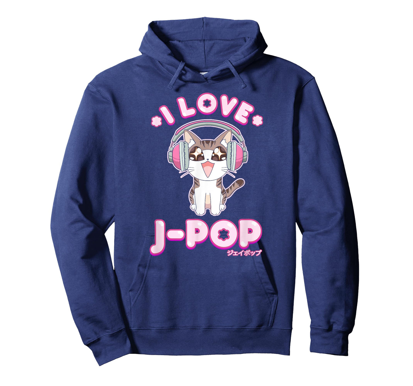 Cute Cat J-pop Shirt - Anime Japanese Pop Music T-Shirt for Men Women Girls Kids