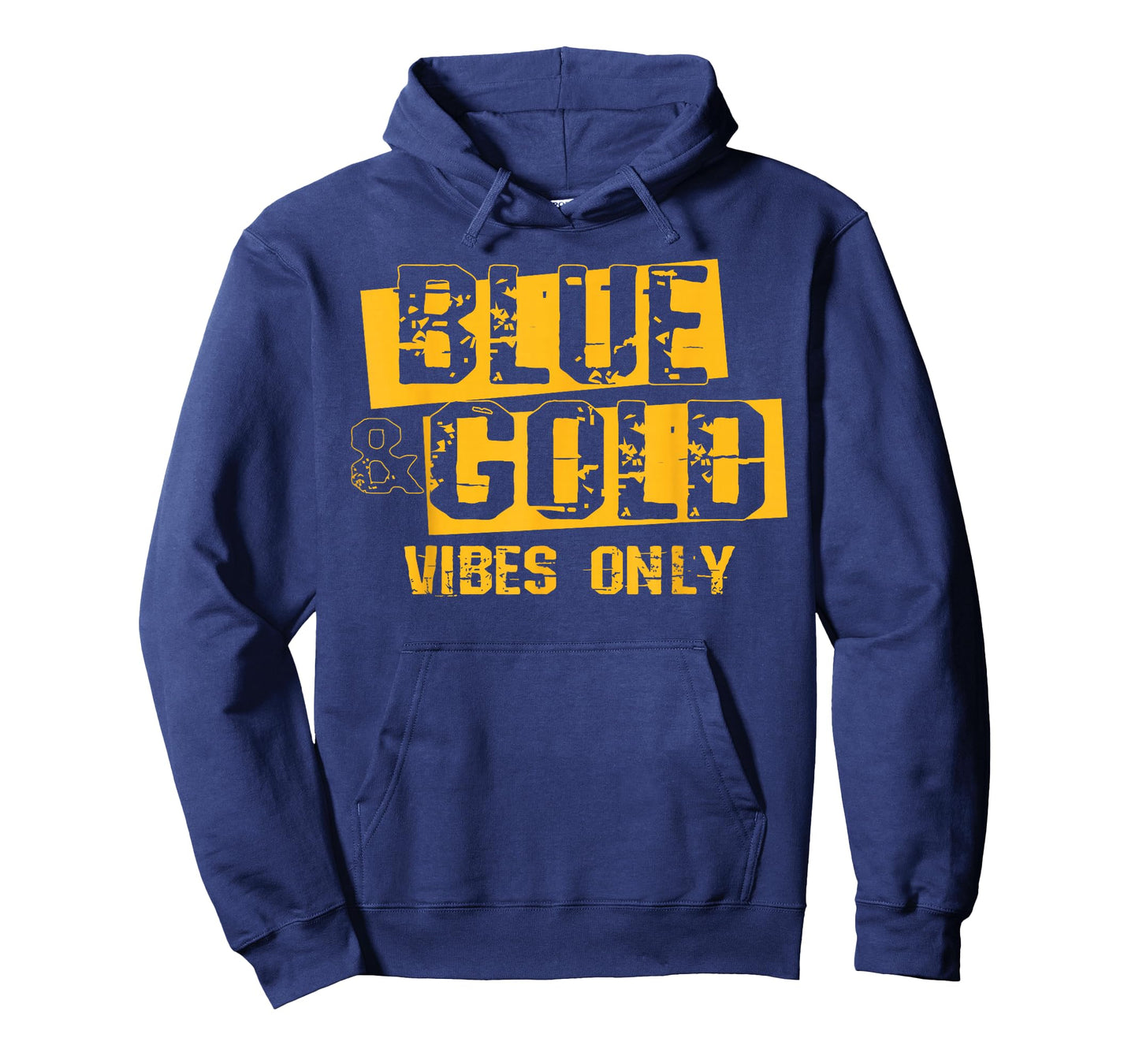 Blue and Gold Shirt Game Day Group Tee High School Football T-Shirt